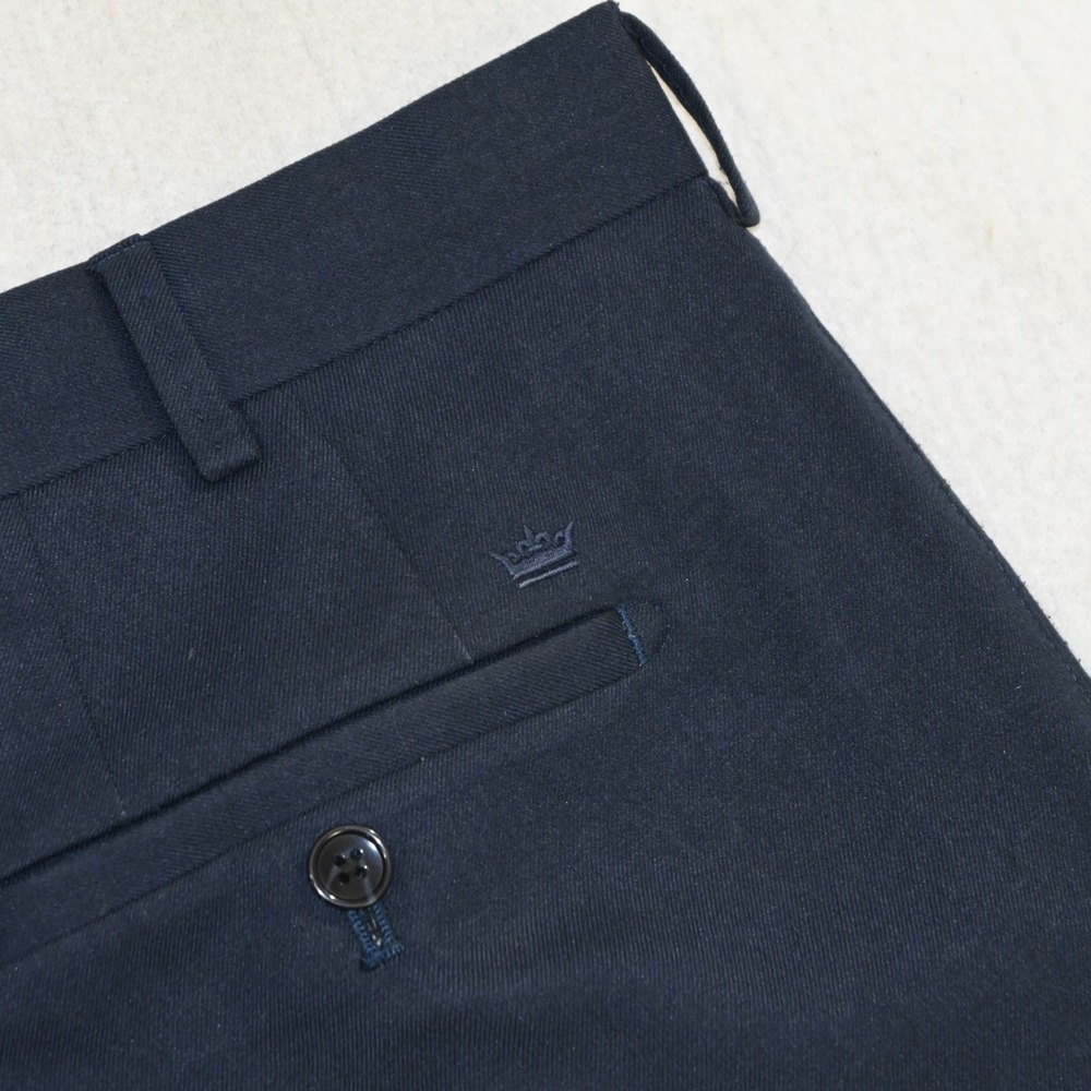Peter Millar Crown Sport Dress Pants Dark Blue Performance Flat Mens 40 x 30"
